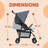 hauck Sport T13 Lightweight Compact Foldable Stroller Pushchair