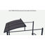 Pavillon de jardin en acier pour barbecue l 8 pi. x P 5 pi.