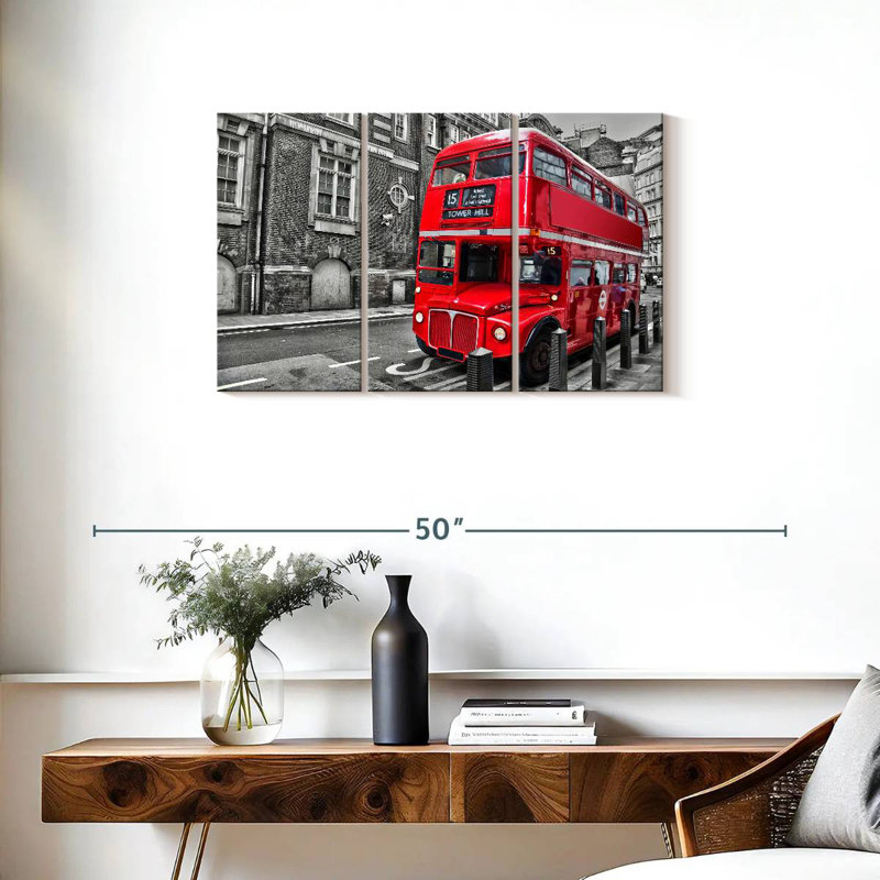 Mehar Pop Double Decker Bus, 20" H x 33" W