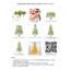 Arbre artificiel de 6 pieds avec lumières à DEL jaune chaud, support, adaptable à divers styles de décoration des Fêtes - rouge classique et thèmes