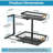 Under Sink Organizers And Storage, 2 Tier Pull Out Under Cabinet Organizer Drawer Shelf, 2 Pack Large Metal Adjustable Slide Out Drawers Shelves For Kitchen Bathroom.
