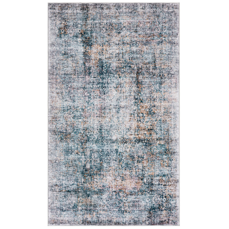 Sydnei Monica Performance Machine Washable Abstract Rug, Rectangle 3' x 5'