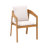 Outdoor Dining Armchair With Cushions