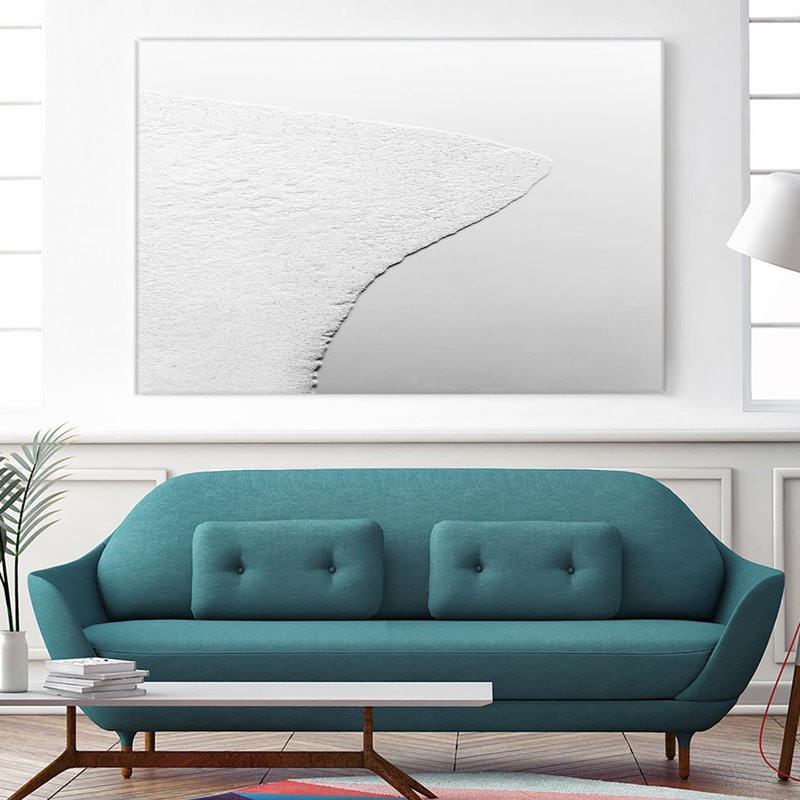 «White», reproduction d'art sur toile géante, H 48 po x l 72 po x P 1,5 po