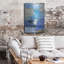 Art mural en métal Latitude Run® «Blue Wave 1» par Suzanne Nicoll-593164479