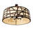 8 - Light Black Sputnik Pendant