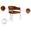 Chaise en velours Kirsi-75000021-75000016