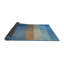 Tapis rayé bleu / orange Reisman-453476830