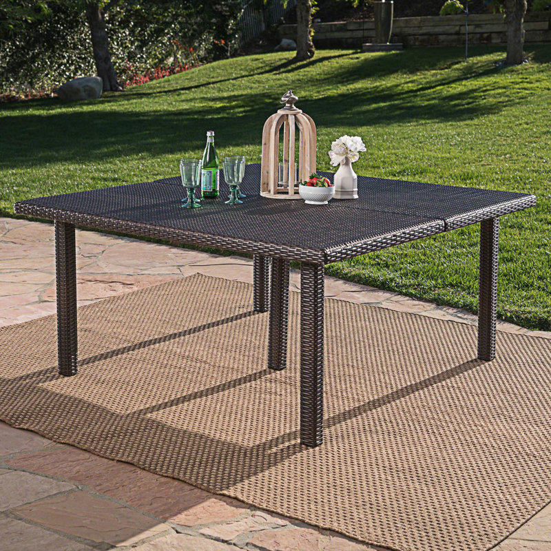 Table de salle à manger Voline, Brun