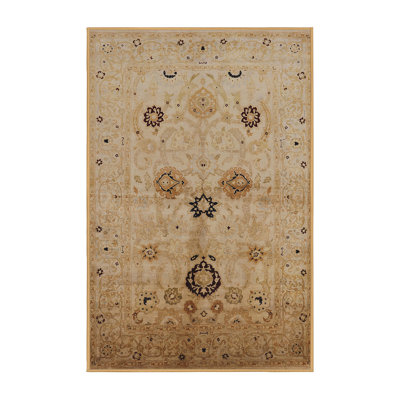 Tapis ivoire / brun Rek