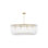 Chapman & Myers Pierce 6 Light Dining Room Pendant With Clear Shade