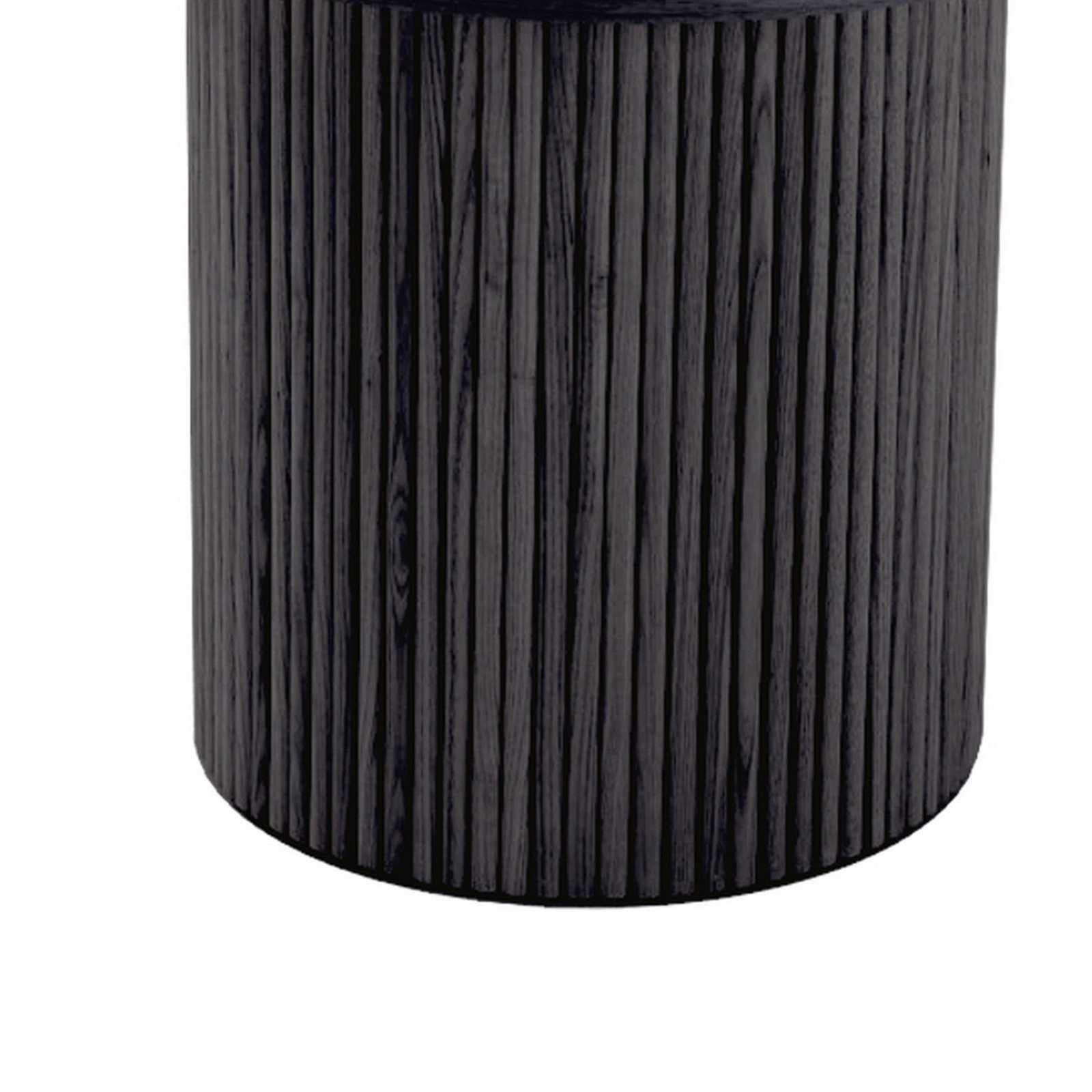 Jimmy Black Ash Round End Table