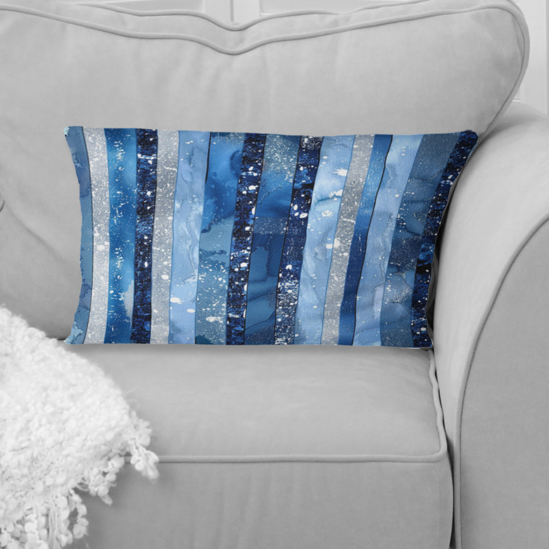 Coussin lombaire Glam Sparkling Stripes I