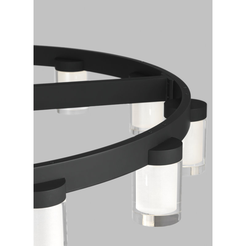Esfera 12 - Light LED Chandelier, Nightshade Black