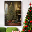 Art des Fêtes de Noël - toile tendue avec châssis-1074063193