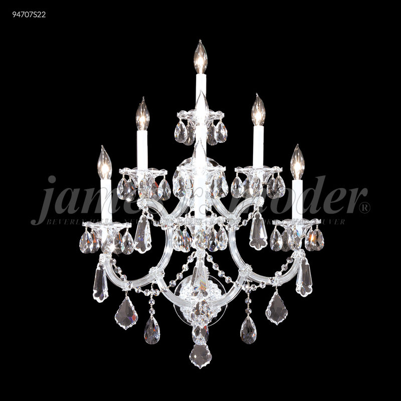 Applique murale 7 lumières Maria Theresa, Argent, Non