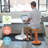 ECR4Kids SitWell Active Wobble Stool with Adjustable Height, Flexible Seating-31674723