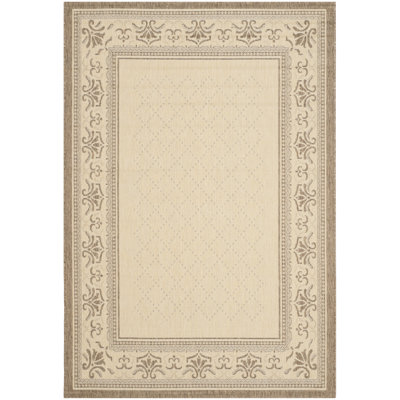 Bordeaux Oriental Natural/Brown Indoor / Outdoor Area Indoor/Outdoor Area Rug