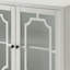 Console blanche avec 2 portes