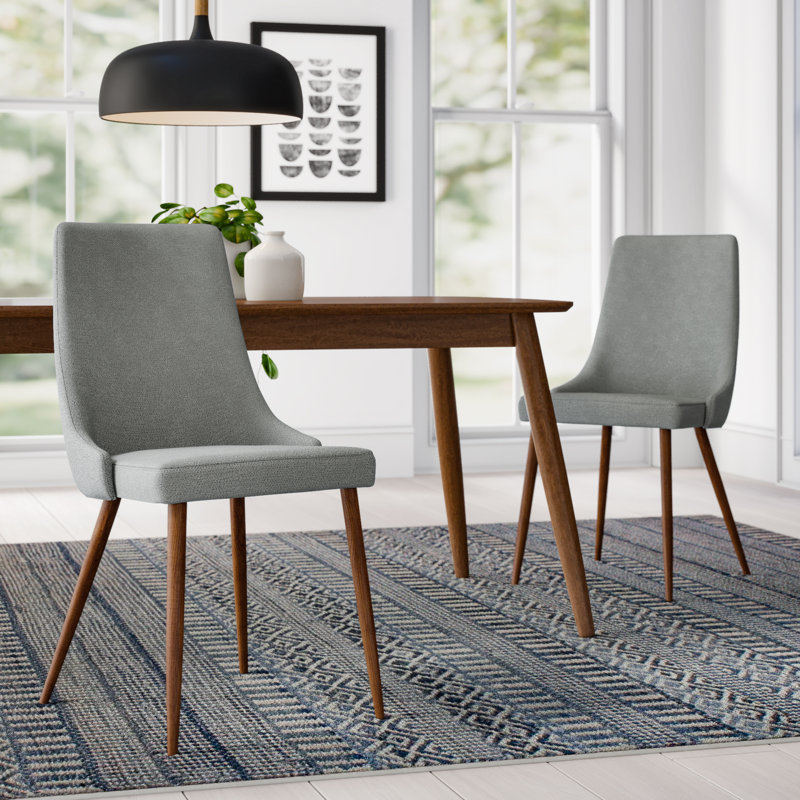 Chaise d'appoint rembourrée Swampscott, gris