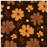 Brown Floral Pattern Quilted Bedspread All Sizes-126079103