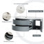 900mm Mount Single Vanity Unit