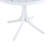 Round Plastic dining Table with sturdy legs