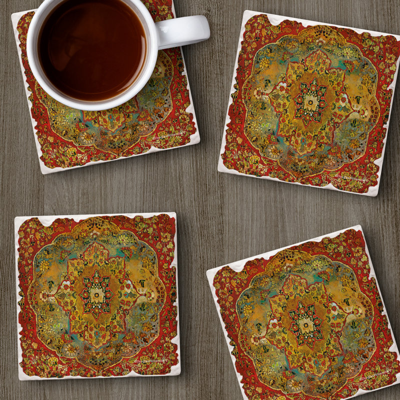 Lot de 4 sous-verres Grand Bazar