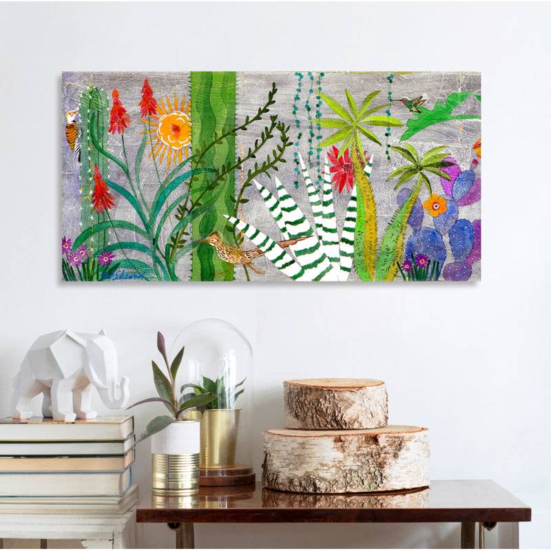 " Alive And Running " by Pat Scheurich Painting Print, 12" H x 24" W