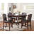 Dannette Faux Leather Counter Height Chair