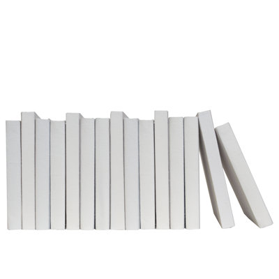 Decorative Books - Oversized Linen Wrapped Books - Books By The Foot