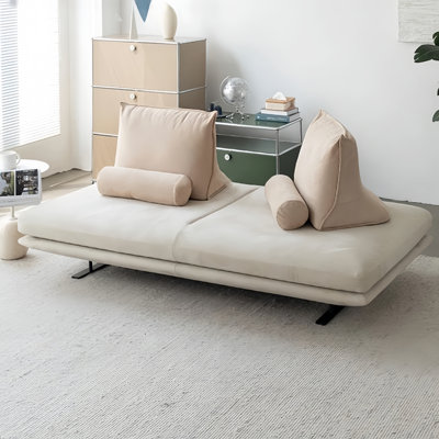 Minimalist Straight-Line High-Leg Living Sofa