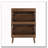Independent Shoe Cabinet, 23.62-Inch Walnut Shoe Storage Cabinet,, Fence Shoe Cabinet With 2 Flip Drawers