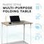 Golightly Desk Folding Computer Wooden Finish Space Saving-1560889824