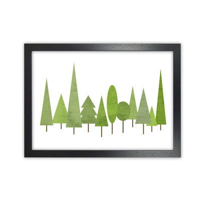 Scandinavian Trees Landscape Original - Print