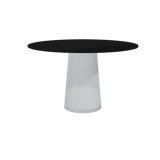 Container Round Pedestal Dining Table