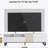 Modern TV Stand for 80'' TV with Double Storage Media Console Table Entertainment Center-112473736