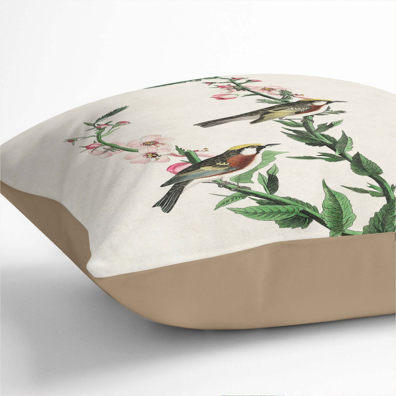 Square Throw Cushion, 40cm H x 40cm W x 15cm D, Stone