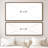 Extra Large Neutral Floral Botanical Illustration Framed Canvas Print Wall Art-485481337-485481339