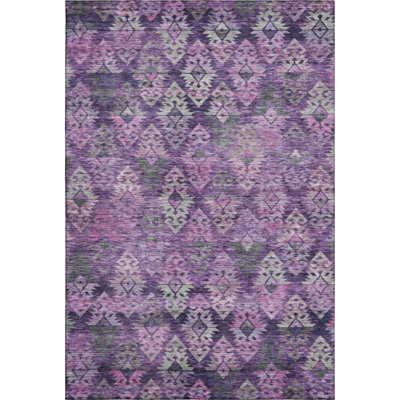 Premium Machine Washable Marasco AMF1637 Diamonds Rug