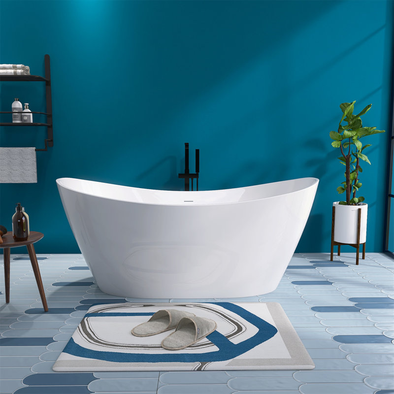 Baignoire autoportante en acrylique