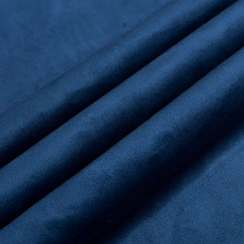 Ja Velvet Blackout Curtain Single Panel, Dark Blue