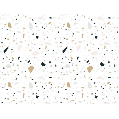 Sabatier Vinyl Machine Printed Area Rug