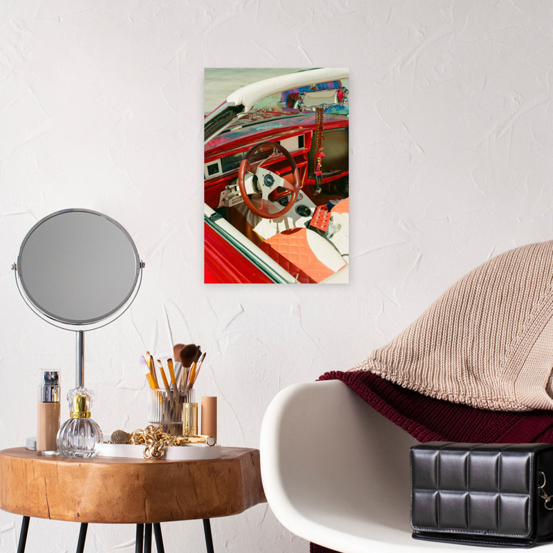 «Dallas Ride V On Film», art mural contemporain, H 18 po x l 12 po
