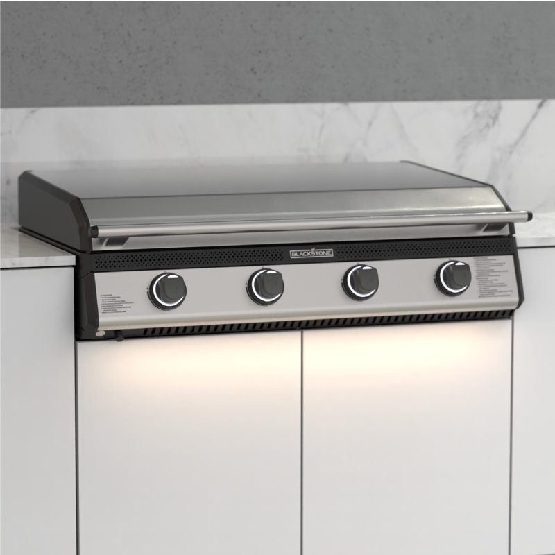 Blackstone 36" Stainless Steel Built-In Drop In Propane Griddle with Hood