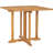 Square Teak Solid Wood Foldable Outdoor Dining Table , 35 " W 35 " D