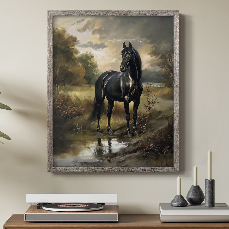 ANIMALS Series CCCXX Framed Print - Solid Wood, 11" H x 9" W