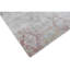 Tapis rectangulaire gris / rouille en laine / viscose noué à la main-88041286