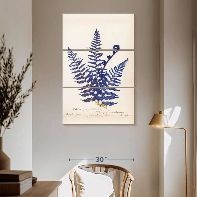 Harnek Botanical Fern IV, 65" H x 42" W