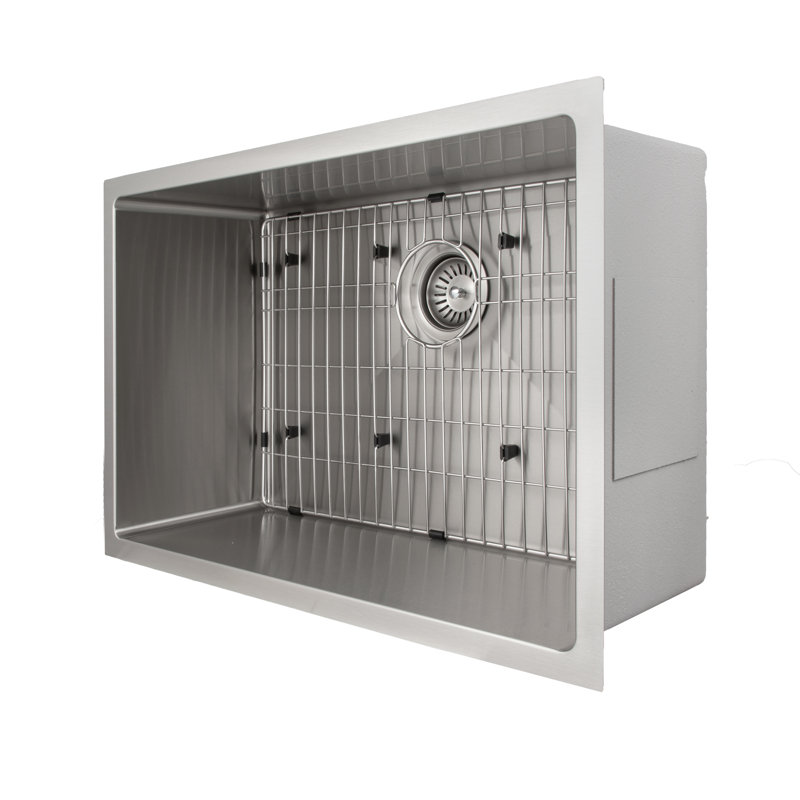 Meribel 27" Stainless Steel Drop-in Single Bowl Kitchen Sink